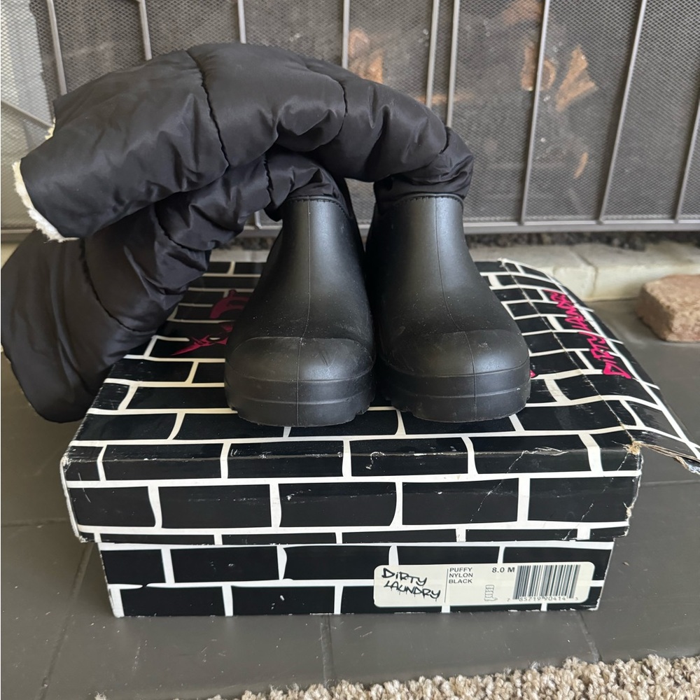 Dirty Laundry Black Winter & Rain Boots